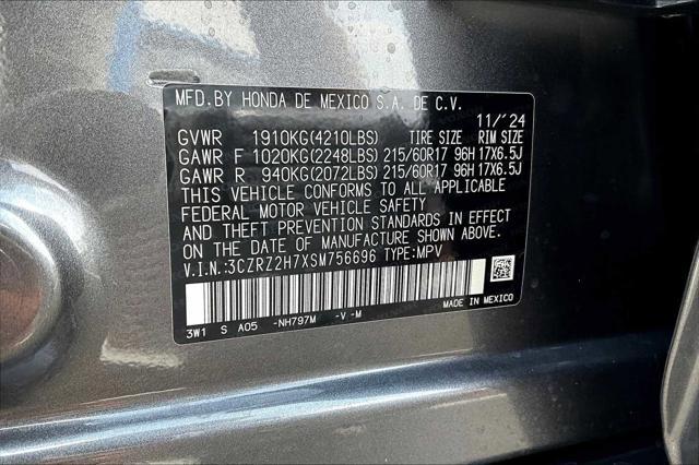 Photo of 2025 Modern Steel Metallic Honda HR-V