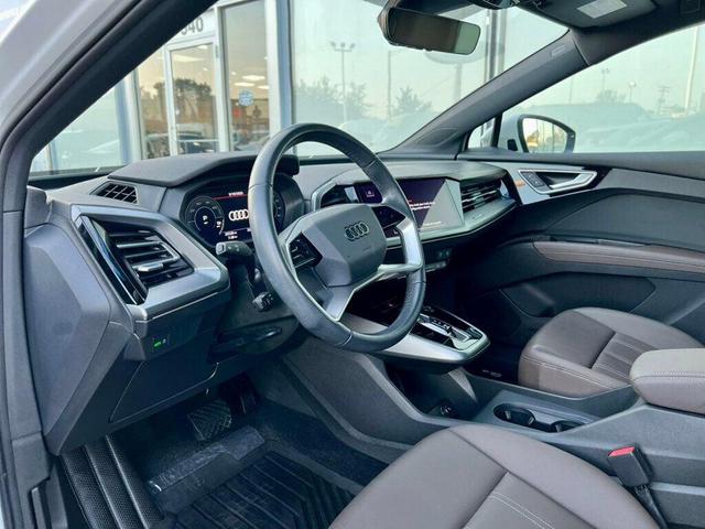 Photo of 2024 Glacier White Metallic Audi Q4 e-tron