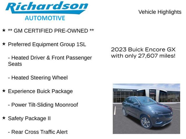 Photo of 2023 Ebony Twilight Metallic Buick Encore GX