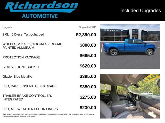 Photo of 2023 Glacier Blue Metallic Chevrolet Silverado 1500