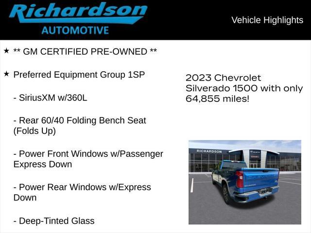 Photo of 2023 Glacier Blue Metallic Chevrolet Silverado 1500