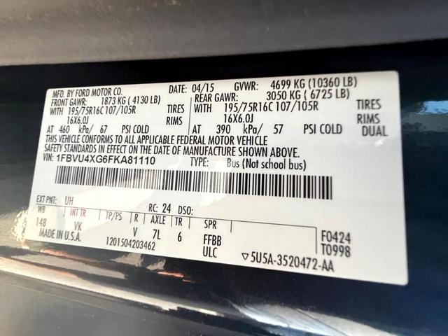 Photo of 2015 Tuxedo Black Metallic Ford Transit-350