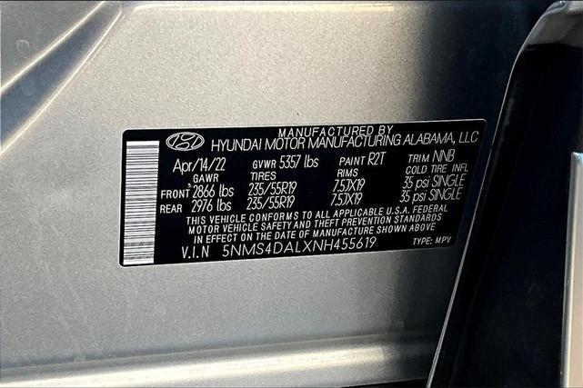 Photo of 2022 Shimmering Silver Pearl Hyundai SANTA FE