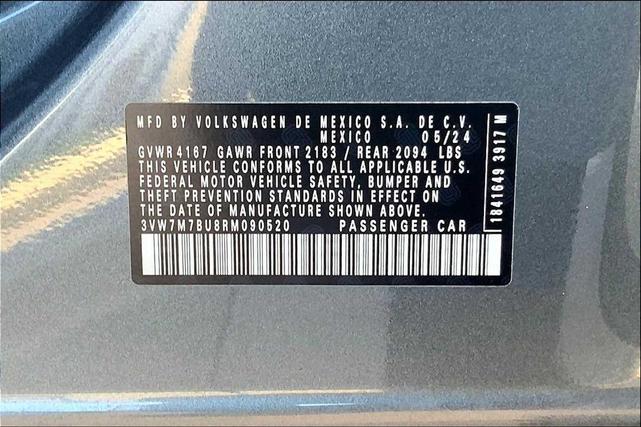 Photo of 2024 Platinum Gray Metallic Volkswagen Jetta