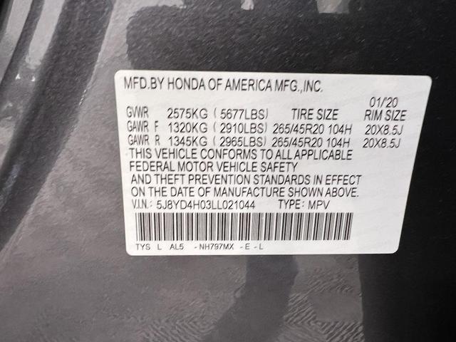 Photo of 2020 Modern Steel Metallic Acura MDX
