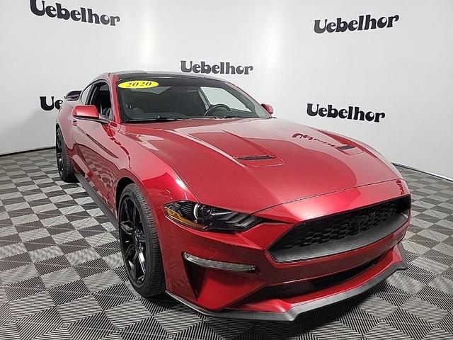 Photo of 2020 Red Metallic Ford Mustang