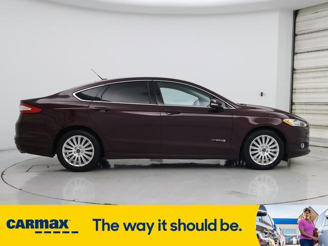Photo of 2013 Burgundy Ford Fusion Hybrid