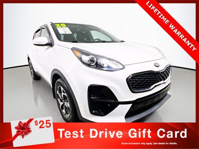 Photo of 2020 Clear White Kia Sportage