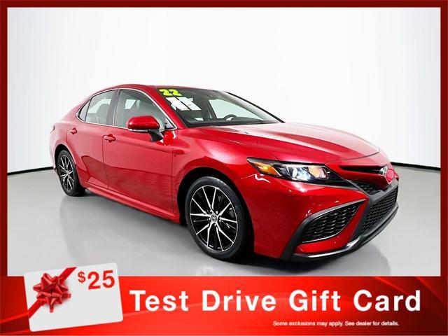 Photo of 2022 Supersonic Red Toyota Camry