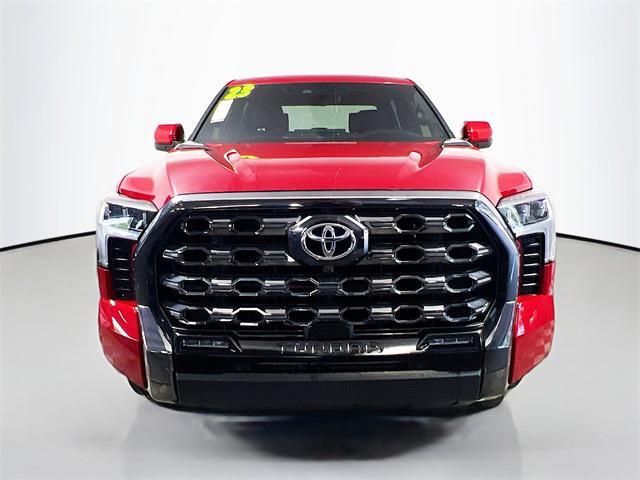 Photo of 2023 Supersonic Red Toyota Tundra Hybrid