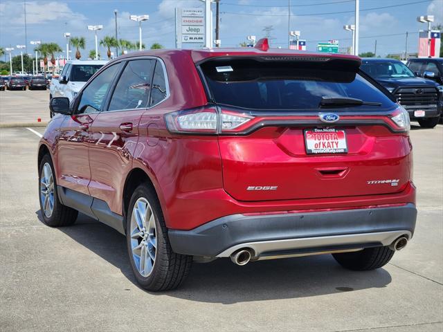 Photo of 2017 Ruby Red Metallic Ford Edge