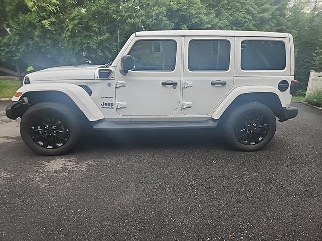 Photo of 2022 Bright White Clearcoat Jeep Wrangler Unlimited 4xe