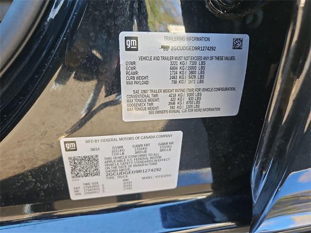Photo of 2024 Black Chevrolet Silverado 1500
