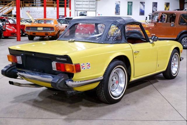 Photo of 1974 Mimosa Yellow Triumph TR6