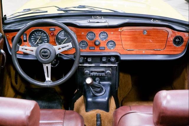 Photo of 1974 Mimosa Yellow Triumph TR6