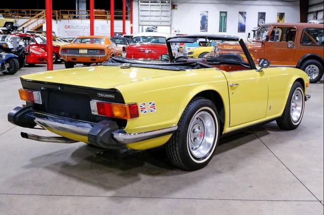 Photo of 1974 Mimosa Yellow Triumph TR6