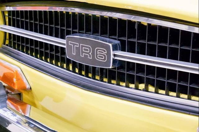 Photo of 1974 Mimosa Yellow Triumph TR6