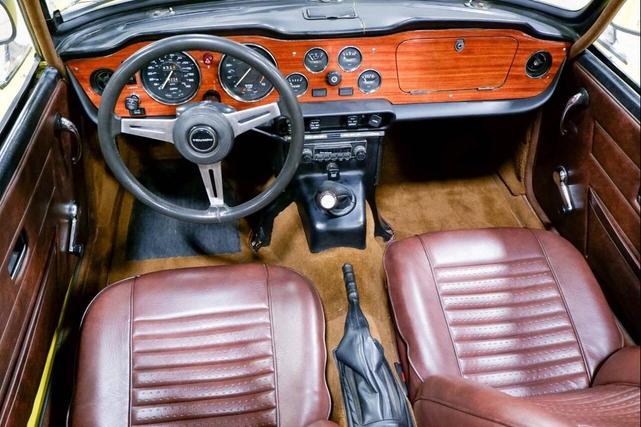 Photo of 1974 Mimosa Yellow Triumph TR6