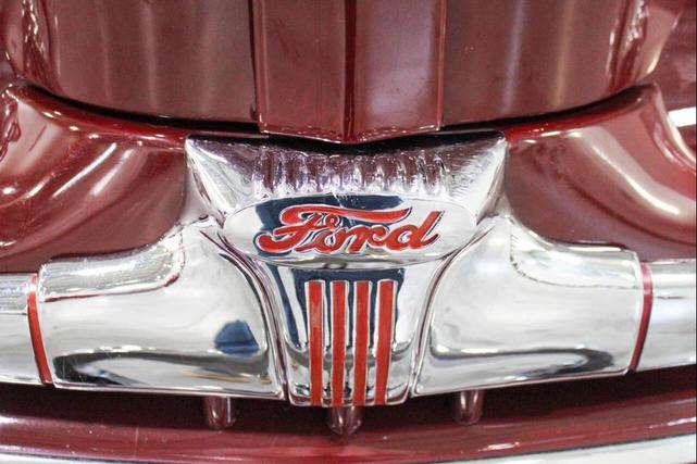 Photo of 1946 Dynamic Maroon Ford Deluxe