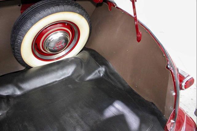 Photo of 1946 Dynamic Maroon Ford Deluxe