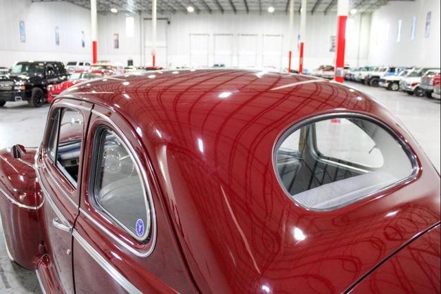 Photo of 1946 Dynamic Maroon Ford Deluxe