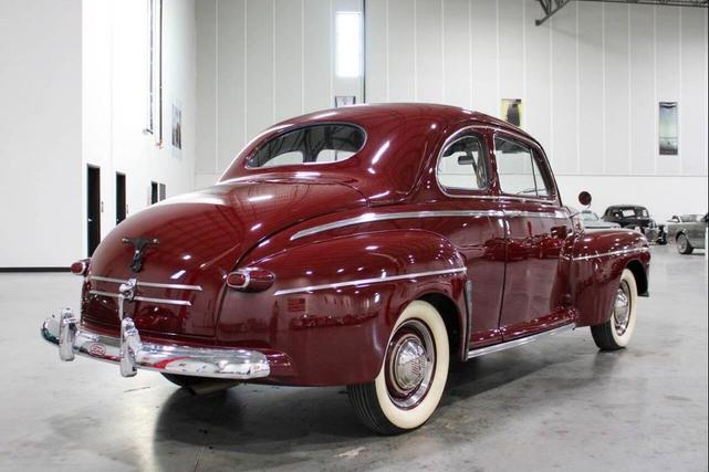 Photo of 1946 Dynamic Maroon Ford Deluxe