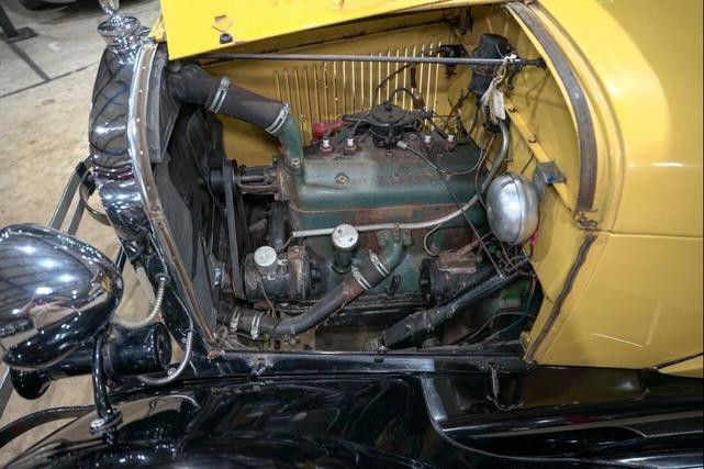 Photo of 1928 Yellow Ford Model A