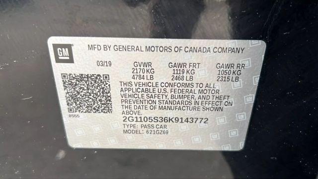 Photo of 2019 Black Chevrolet Impala