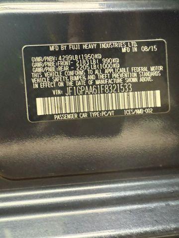 Photo of 2015 Dark Gray Metallic Subaru Impreza