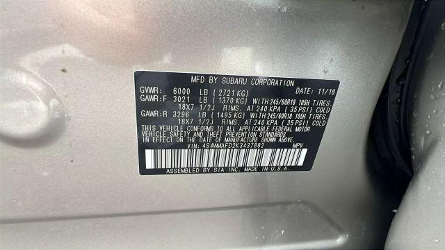 Photo of 2019 Tungsten Metallic Subaru Ascent