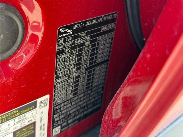Photo of 2019 Firenze Red Metallic Jaguar F-PACE