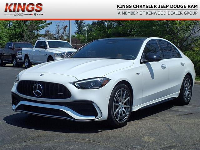 Photo of 2025 MANUFAKTUR Moonlight White Metallic Mercedes-Benz AMG C 43