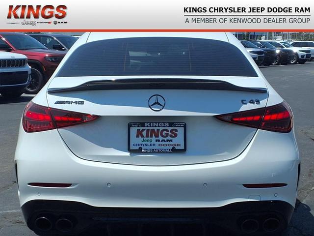 Photo of 2025 MANUFAKTUR Moonlight White Metallic Mercedes-Benz AMG C 43