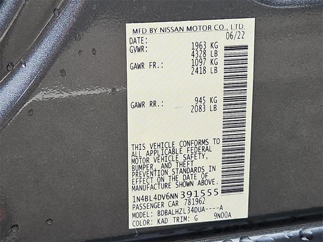 Photo of 2022 Gun Metallic Nissan Altima