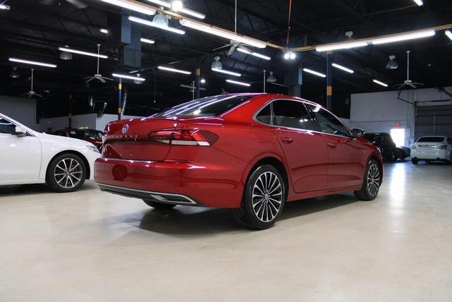 Photo of 2022 Aurora Red Metallic Volkswagen Passat