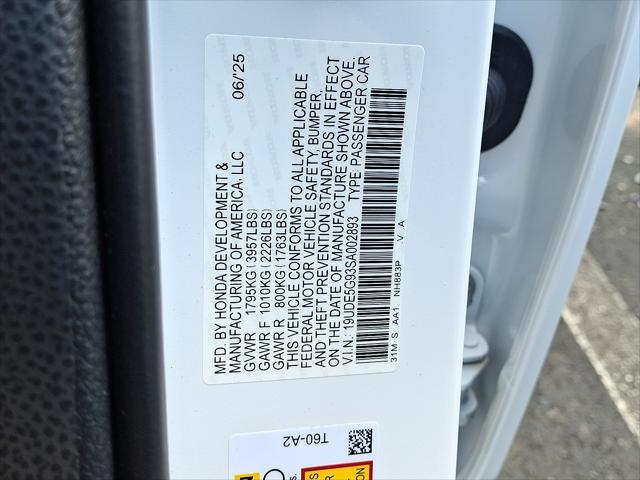 Photo of 2025 Platinum White Pearl - WH Acura Integra