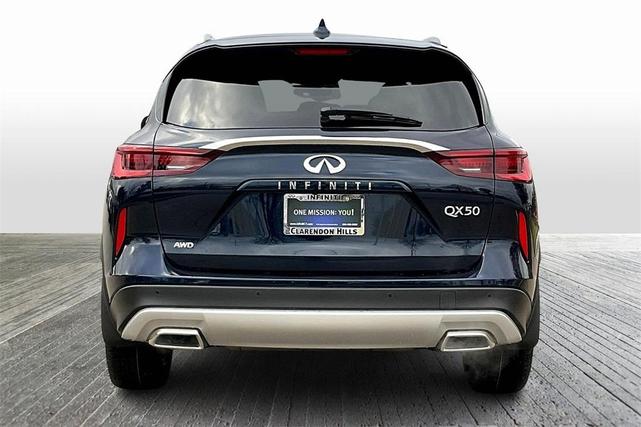 Photo of 2025 Hermosa Blue INFINITI QX50