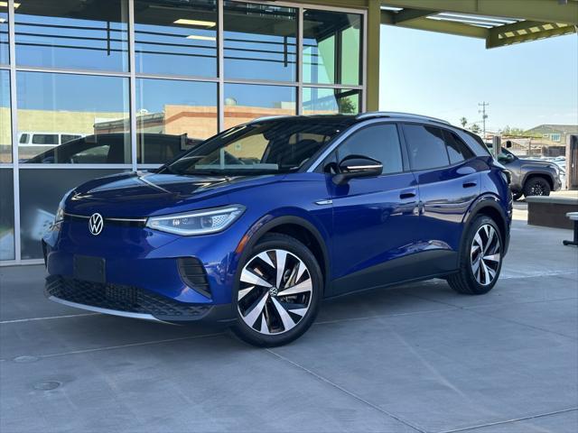 Photo of 2021 Dusk Blue Metallic/Black Roof Volkswagen ID.4