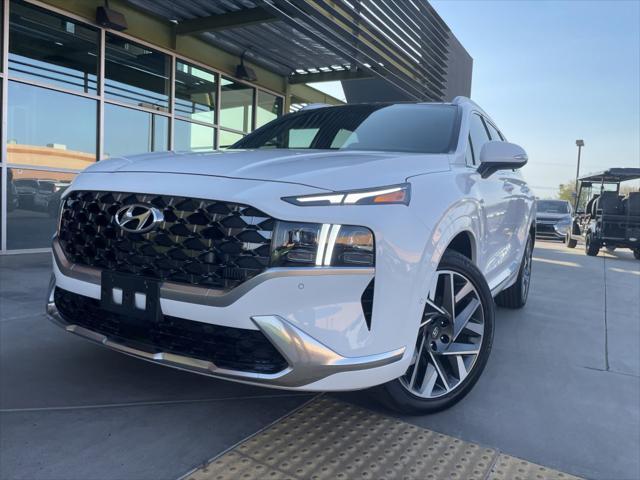 Photo of 2023 Quartz White Hyundai SANTA FE