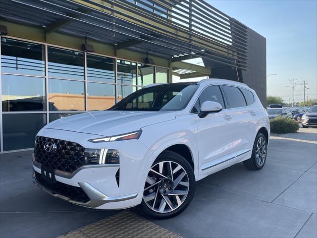 Photo of 2023 Quartz White Hyundai SANTA FE
