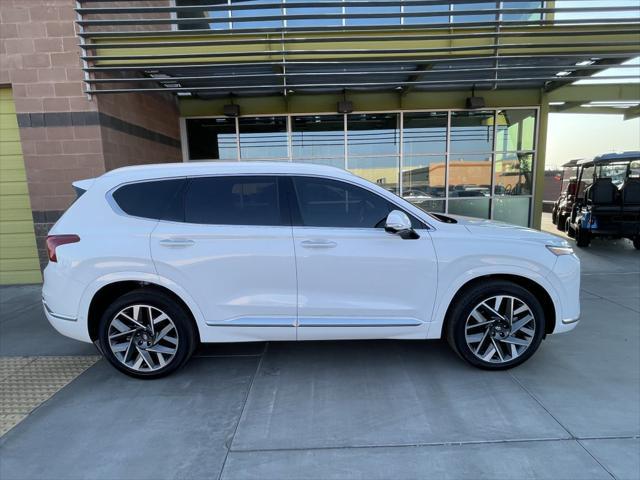 Photo of 2023 Quartz White Hyundai SANTA FE