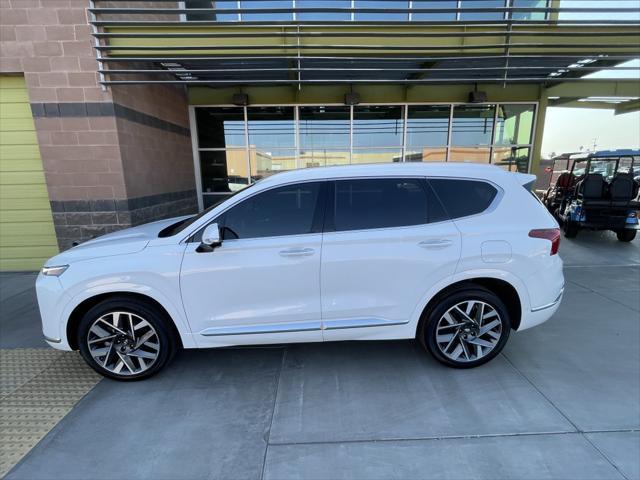 Photo of 2023 Quartz White Hyundai SANTA FE
