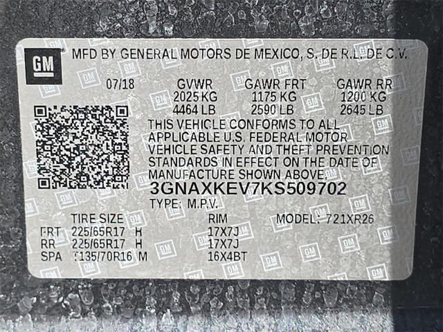 Photo of 2019 Nightfall Gray Metallic Chevrolet Equinox