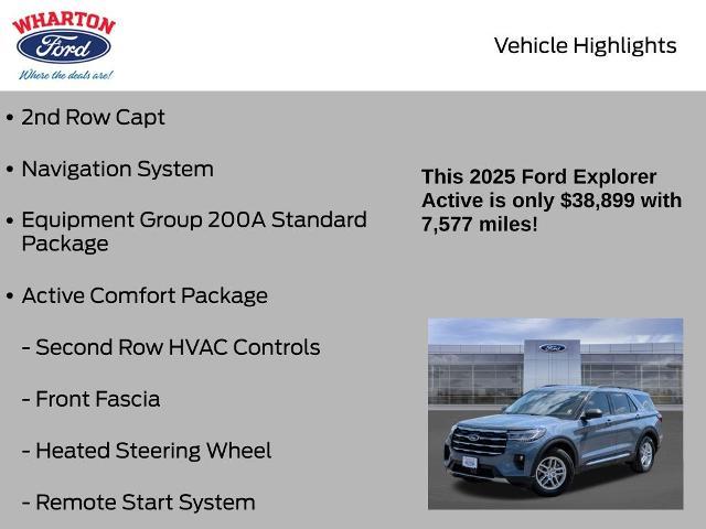 Photo of 2025 VAPOR BLUE Ford Explorer