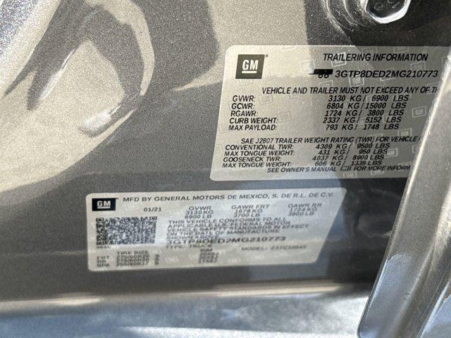 Photo of 2021 Satin Steel Metallic GMC Sierra 1500