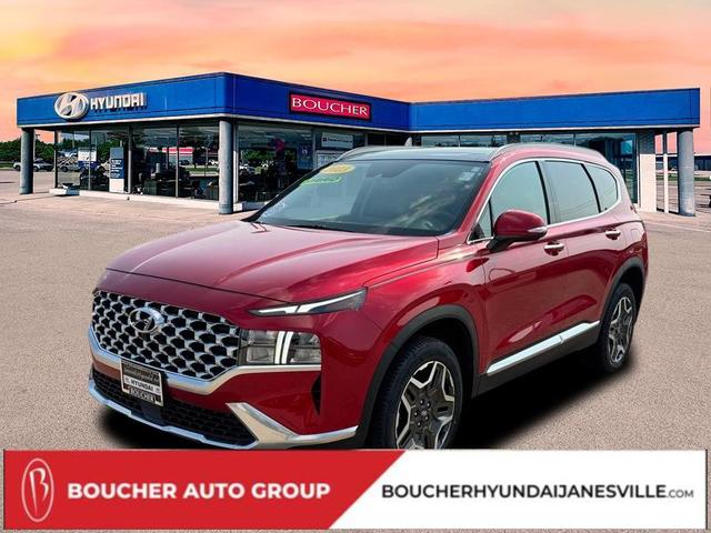 Photo of 2023 Calypso Red Hyundai SANTA FE HEV