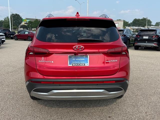 Photo of 2023 Calypso Red Hyundai SANTA FE HEV