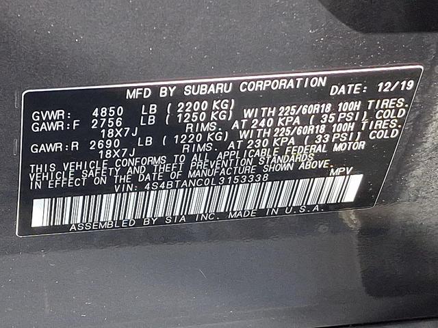 Photo of 2020 Gray Subaru Outback