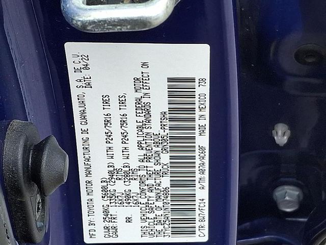 Photo of 2022 Blue Crush Metallic Toyota Tacoma