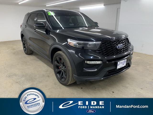 Photo of 2021 Agate Black Metallic Ford Explorer